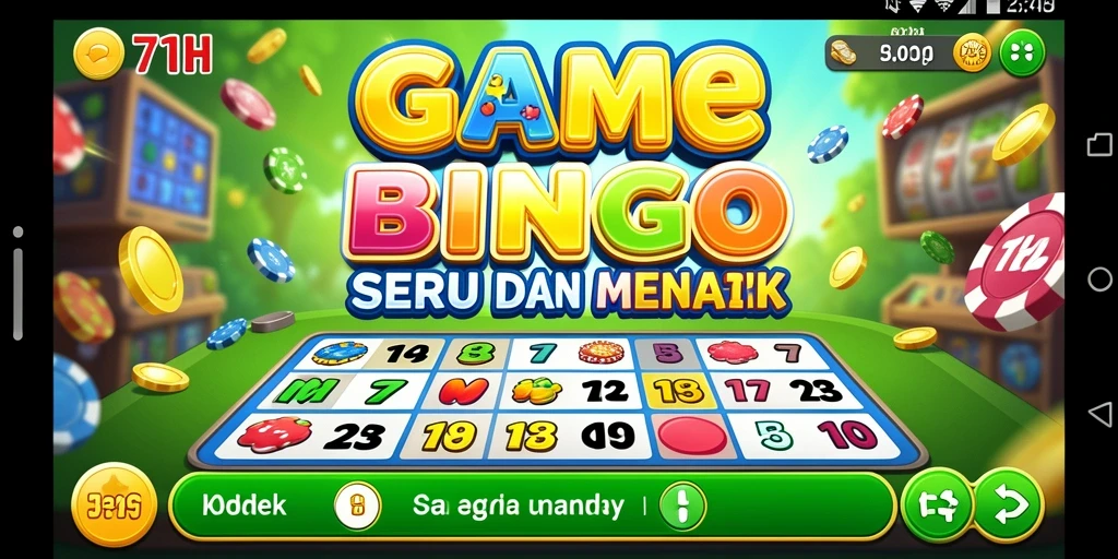 Screenshot utama 71H menampilkan gameplay Bingo yang menghibur.