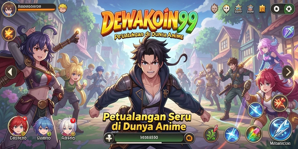 Tampilan gameplay seru dan interaktif di DEWAKOIN99.