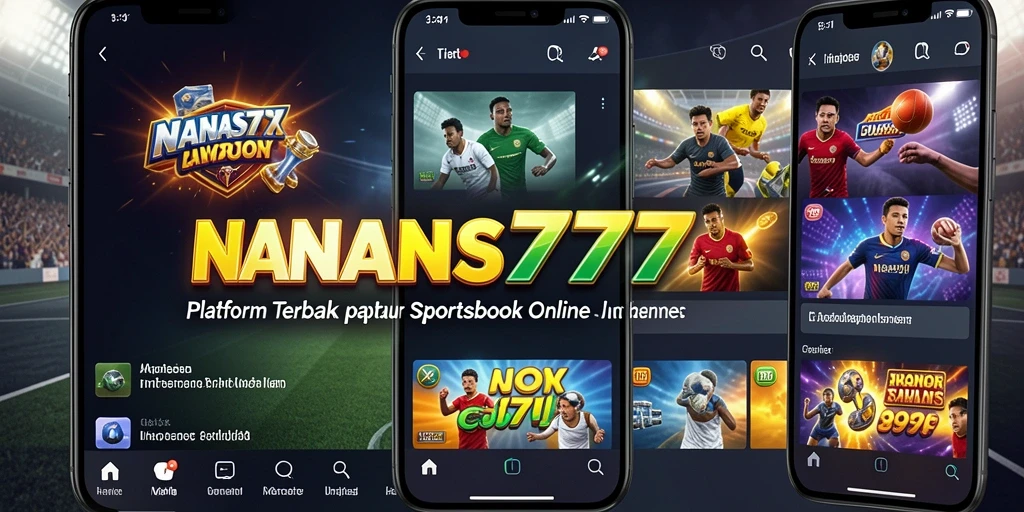 Screenshot gameplay NANAS777 menampilkan antarmuka taruhan olahraga yang menarik.