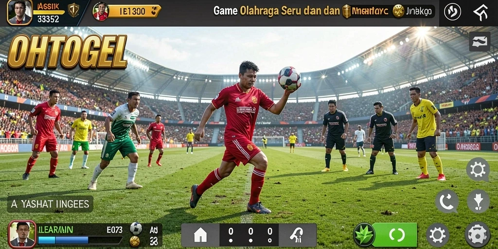 Tampilan gameplay OHTOGEL yang menarik dengan aksi olahraga seru.
