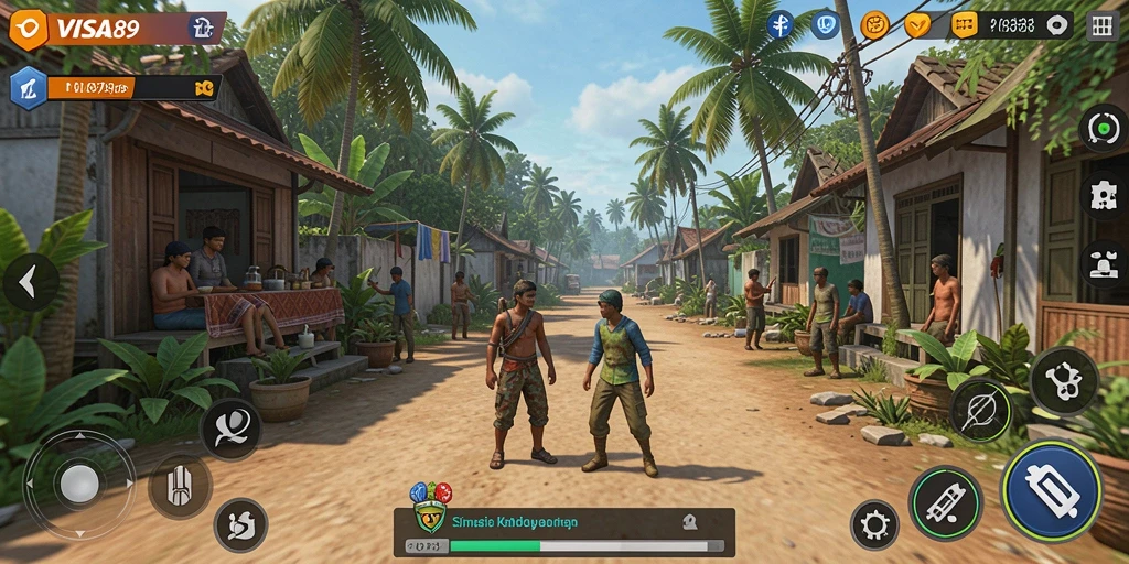 Tampilan gameplay VISA89 yang menarik dan interaktif.
